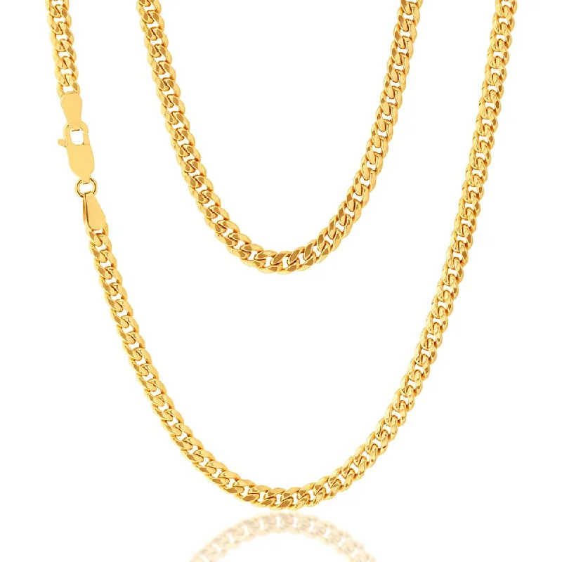 9ct Yellow Gold 50cm Curb Chain