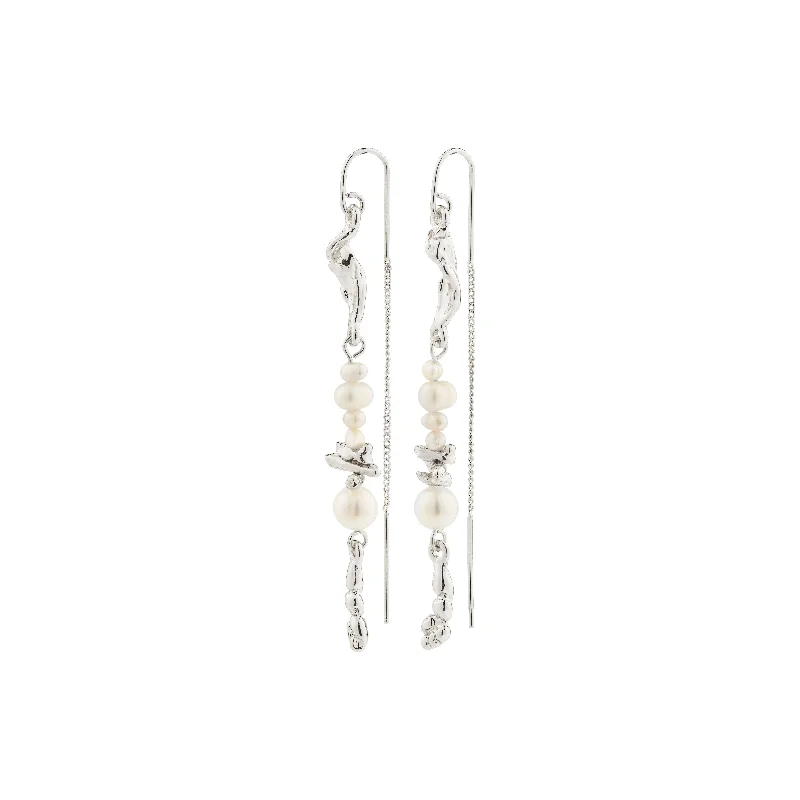 INTENT chain earrings silver-plated