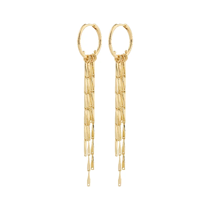 CONNECT earrings gold-plated