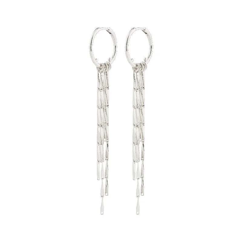 CONNECT earrings silver-plated