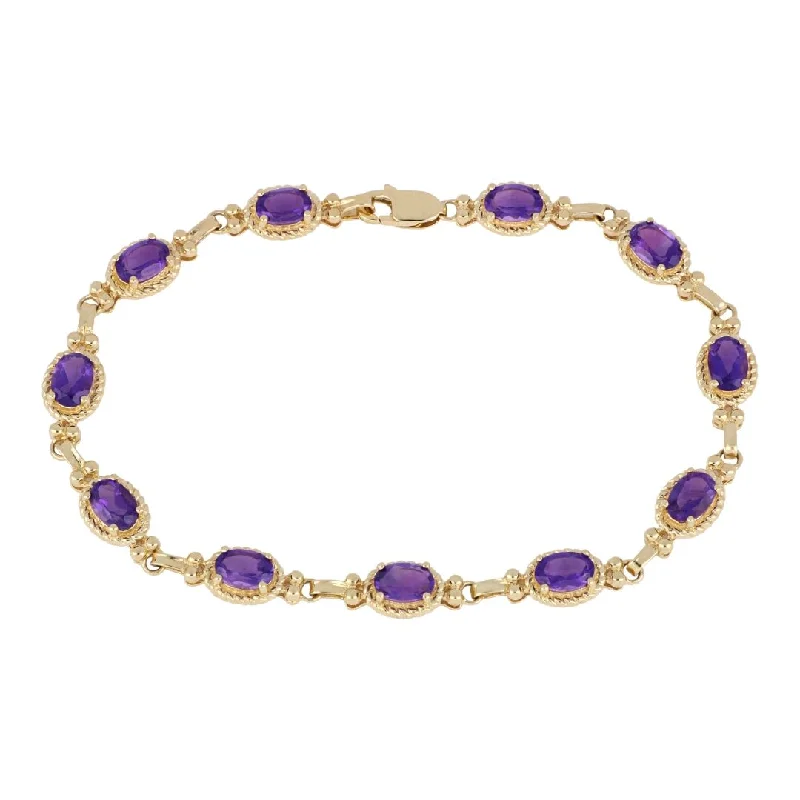 Amethyst Ladies Bracelet (Amethyst 5.59 cts.)