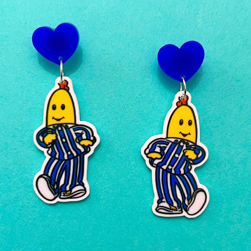 Bananas in Pajamas Drop Earrings