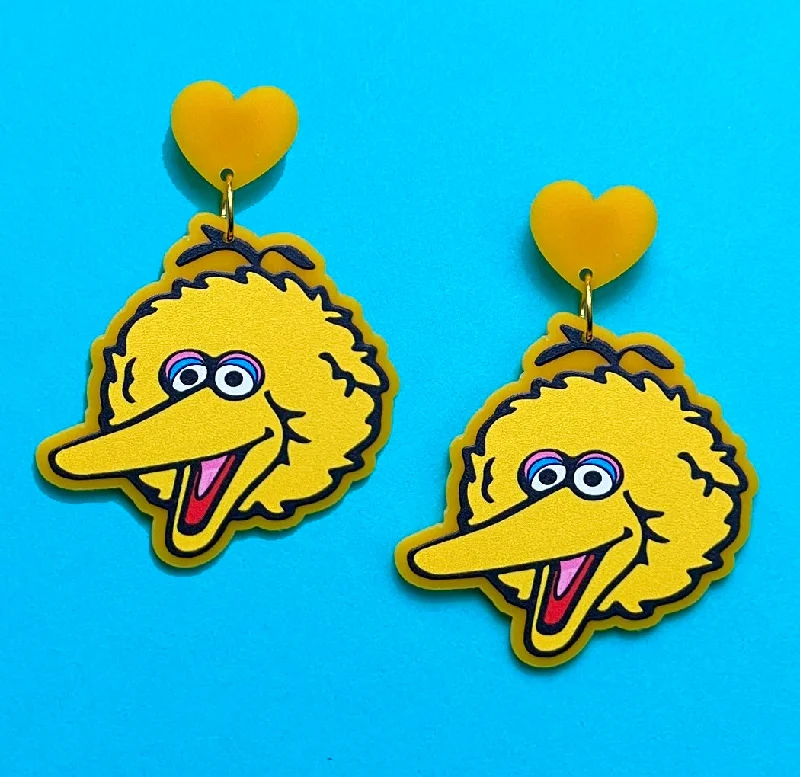 Big Bird Drop Earrings