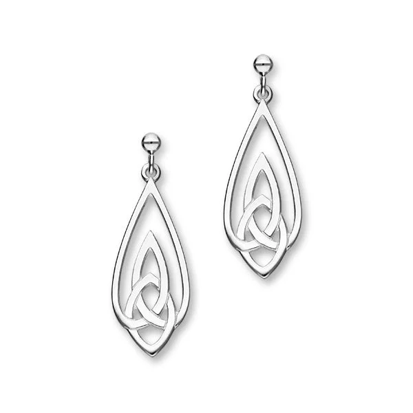 Celtic Silver Earrings E1636