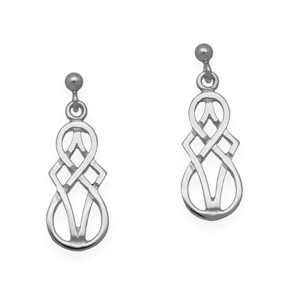 Celtic Silver Earrings E97