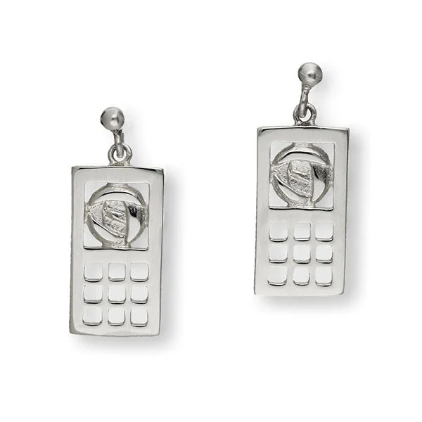 Charles Rennie Mackintosh Silver Earrings E476