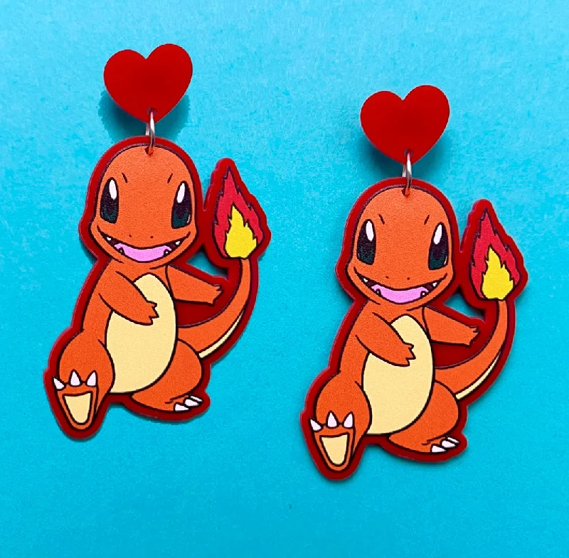 Charmander Drop Earrings