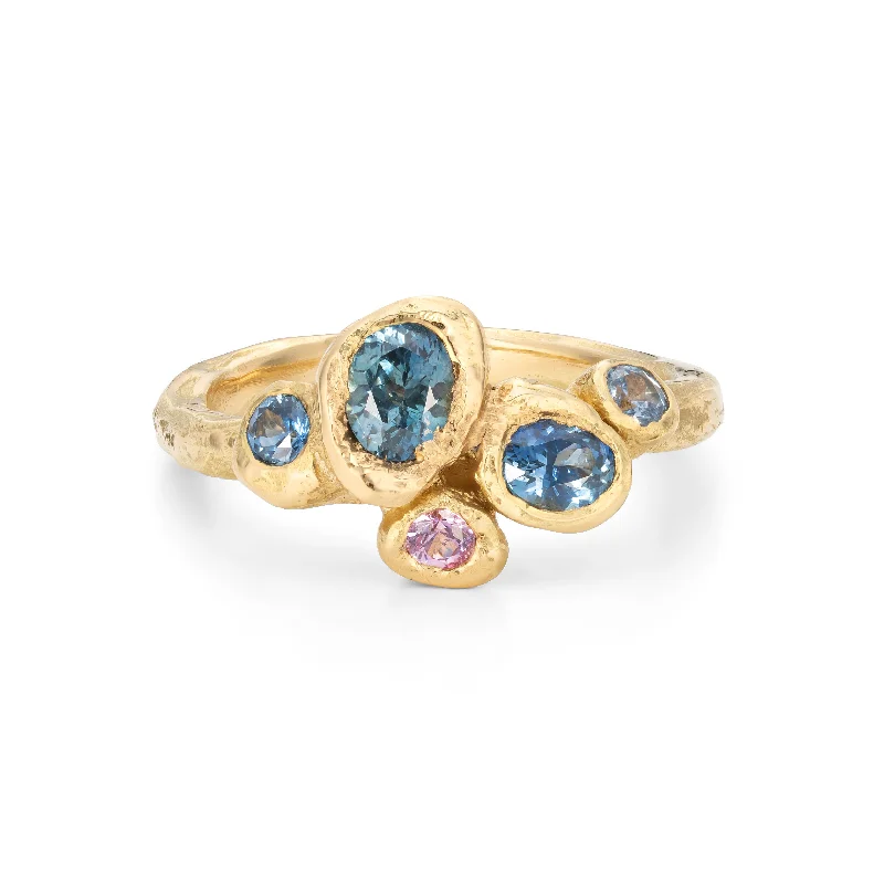 Coastal Sapphire Carn Ring