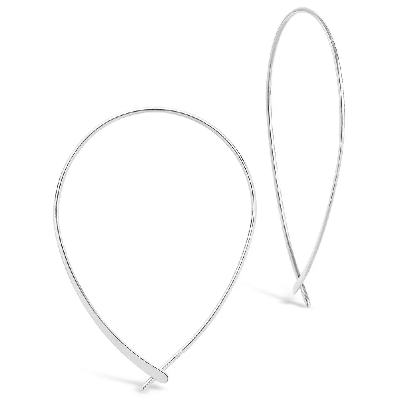 Delicate Threader Hoop Earrings