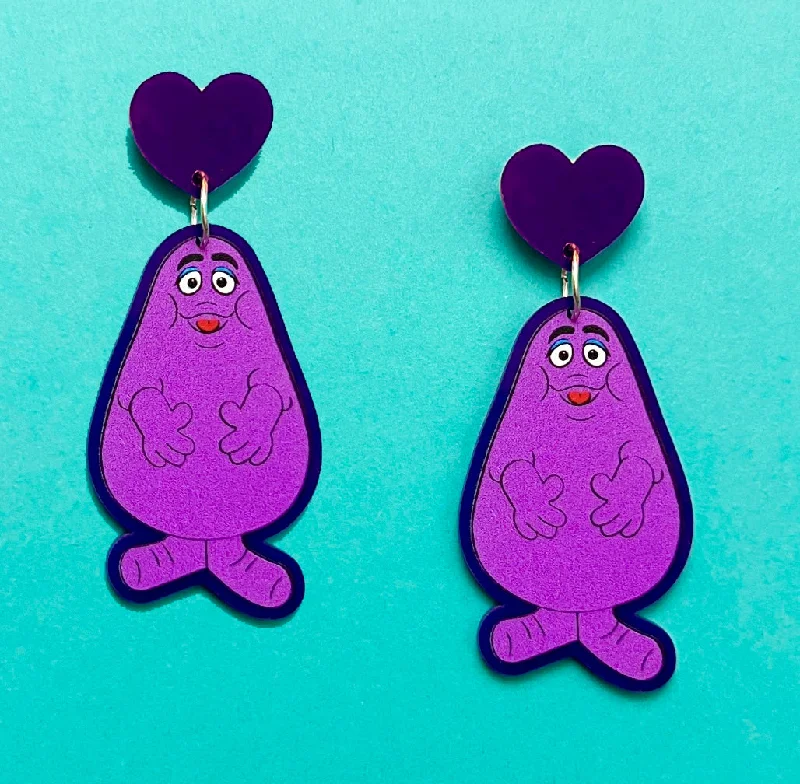 Grimace Drop Earrings