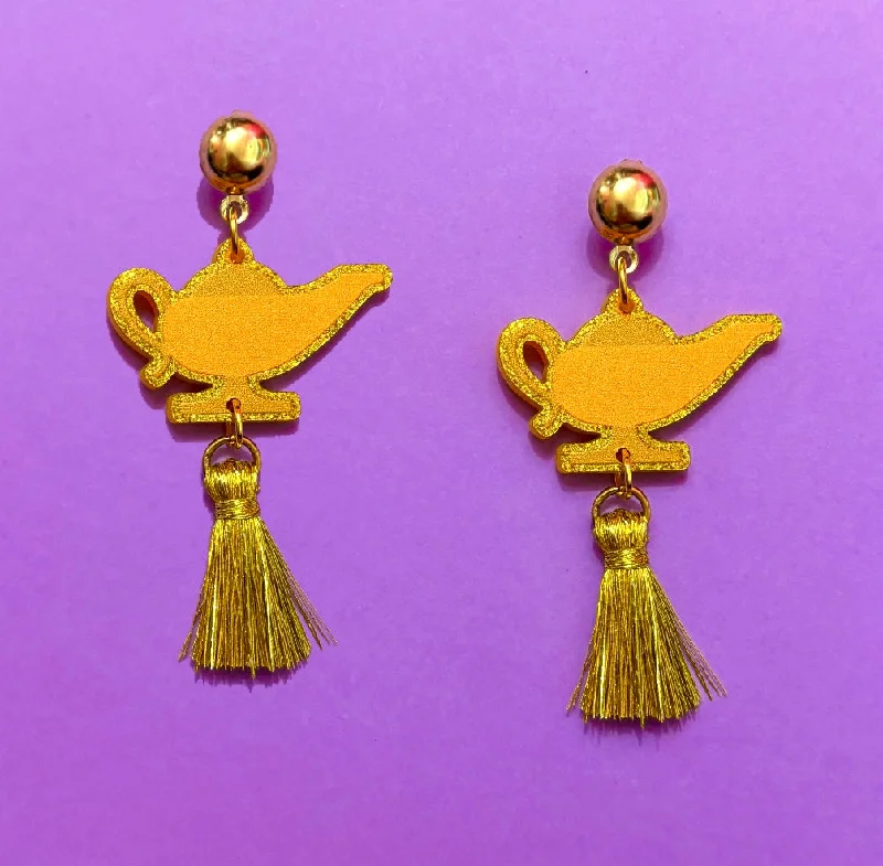 Magic Lamp Drop Earrings