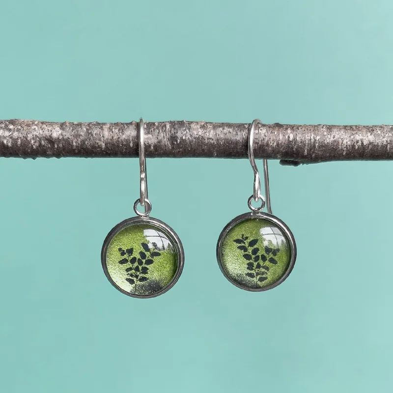 Myrtle Leaves - Drop Earrings