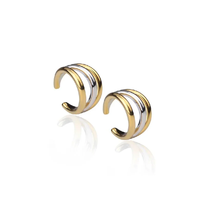 TRIPLE ORBIT Ear cuff x2