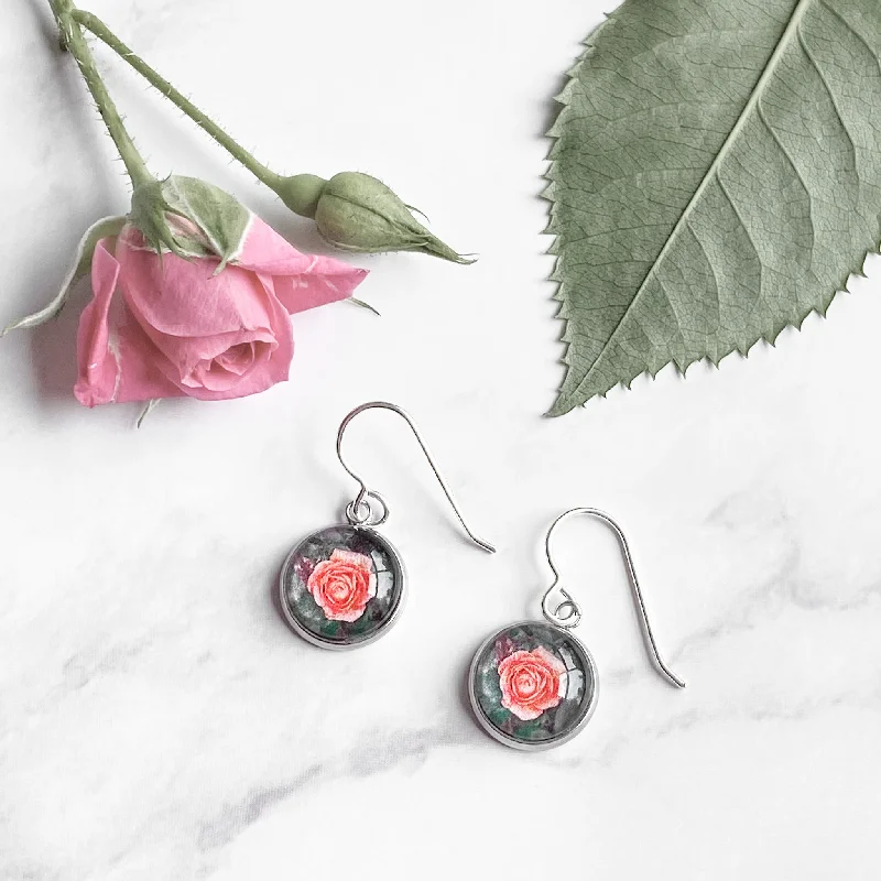 Rose - Drop Earrings