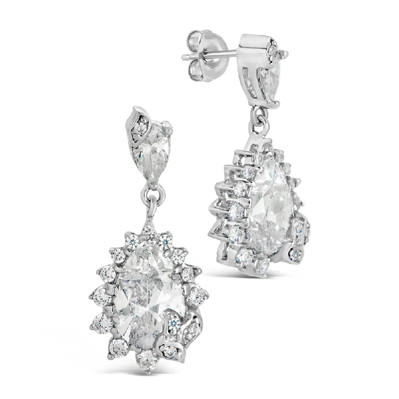 Sienna CZ Statement Stud Earrings