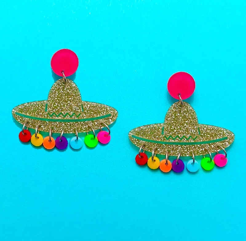 Sombrero Drop Earrings