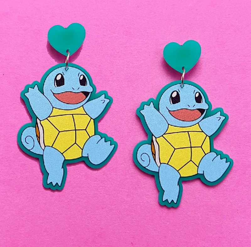 Squirtle Drop Earrings