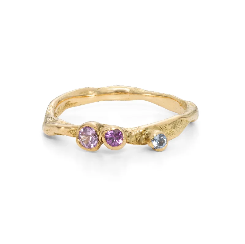 Thrift Pink Craggy Alaria Ring