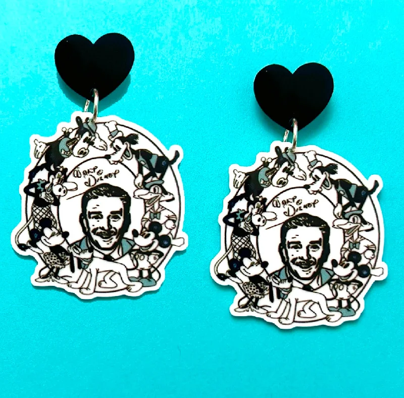 Vintage Walt & Friends Drop Earrings