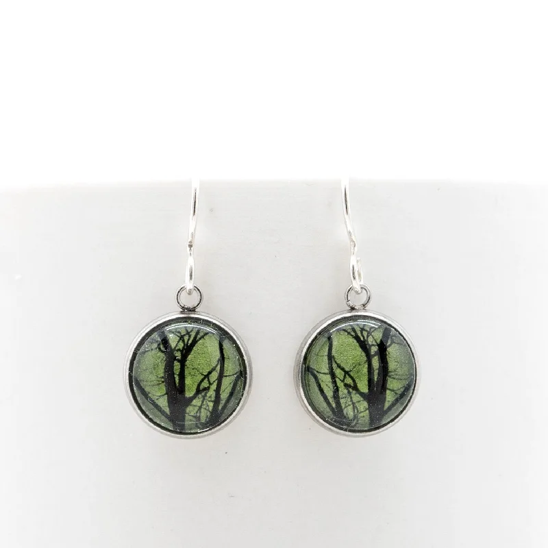 Winter Trees - Drop Earrings