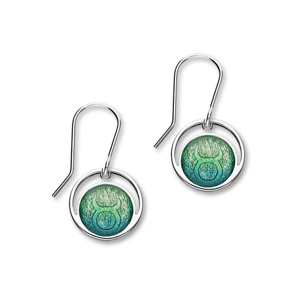 Zodiac Silver Earrings EE568 Taurus