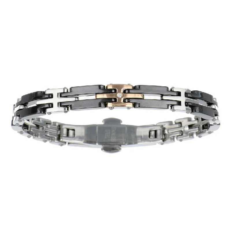 BARAKA Men's Bracelet (White Diamond 0.01 cts.)