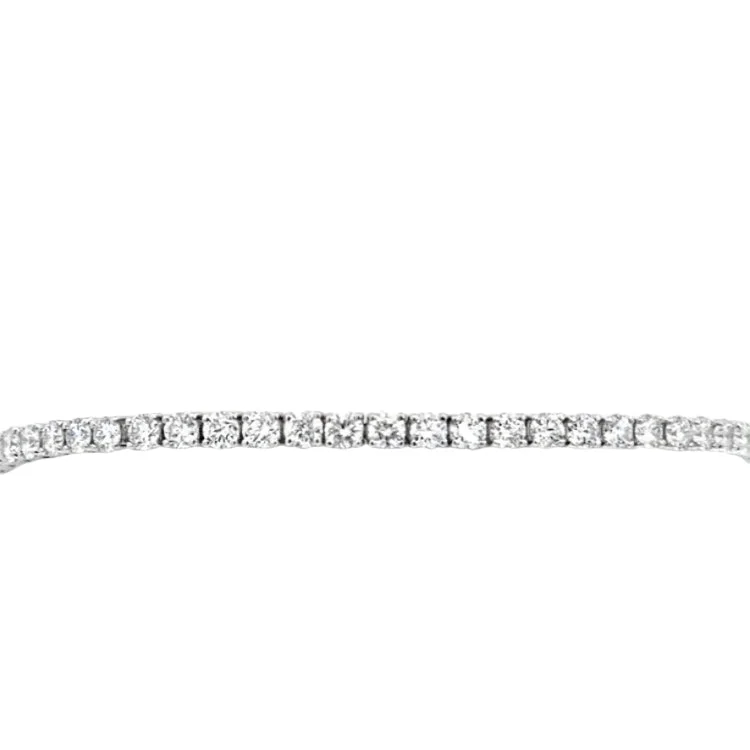 LAB GROWN ROUND DIAMONDS 4.11CTW TENNIS BRACELET