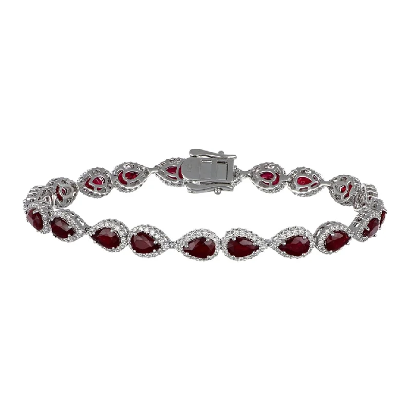 Ruby Bracelet (Ruby 9.14 cts. White Diamond 1.47 cts.)